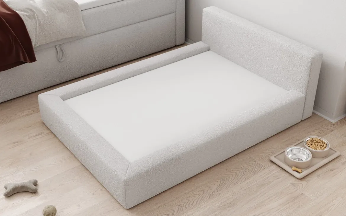 Hundebett LupoLounge 140× 100 cm in Bouclé