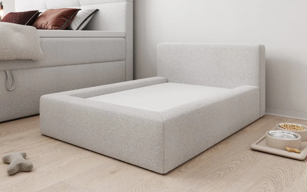 Hundebett LupoLounge 110 × 80 cm in Bouclé