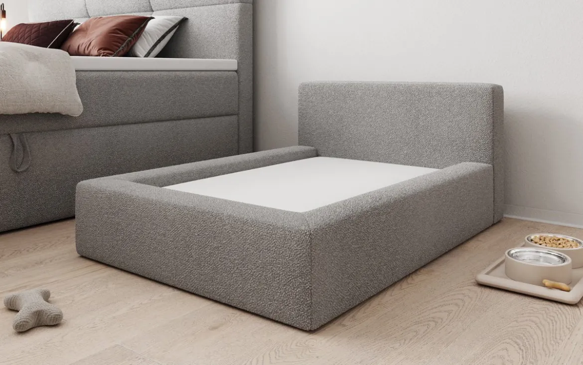 Hundebett LupoLounge 110 × 80 cm in Bouclé