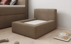 Hundebett LupoLounge 80 × 60 cm in Bouclé