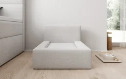 Hundebett LupoLounge 80 × 60 cm in Bouclé