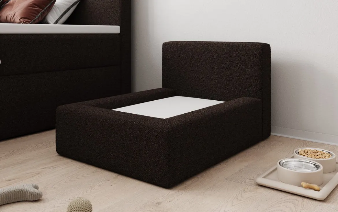 Hundebett LupoLounge 80 × 60 cm in Bouclé