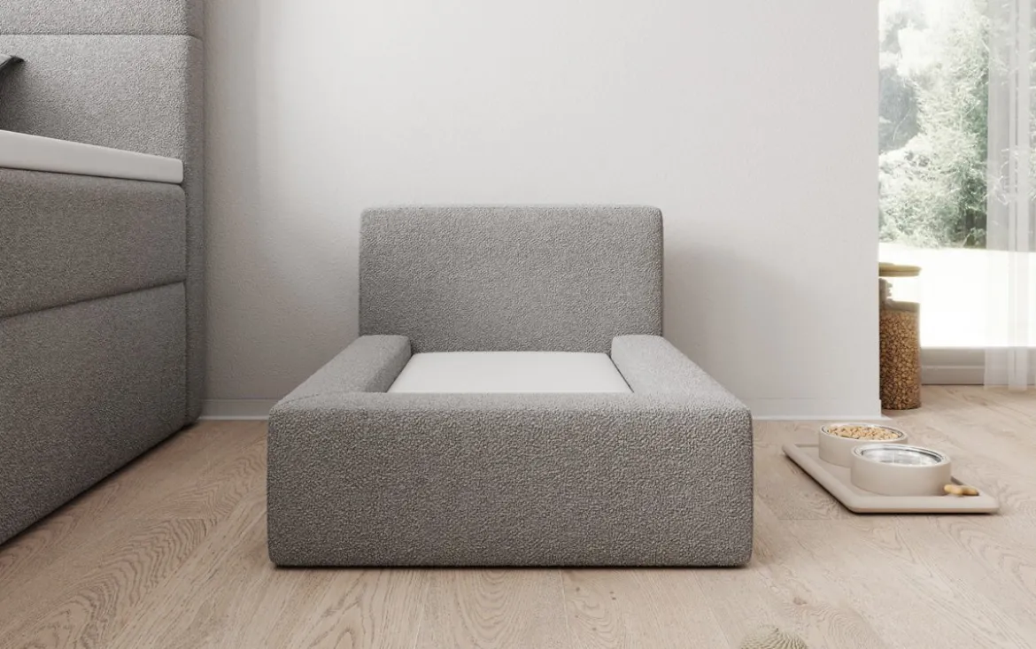 Hundebett LupoLounge 80 × 60 cm in Bouclé
