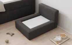 Hundebett LupoLounge 80 × 60 cm in Bouclé