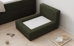 Hundebett LupoLounge 80 × 60 cm in Bouclé