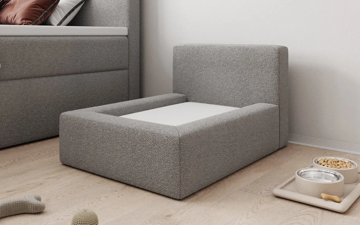 Hundebett LupoLounge 80 × 60 cm in Bouclé