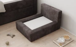 Hundebett LupoLounge 80 × 60 cm in Cord