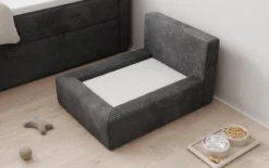 Hundebett LupoLounge 80 × 60 cm in Cord