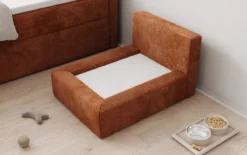 Hundebett LupoLounge 80 × 60 cm in Cord
