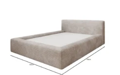 Hundebett LupoLounge 140x100 cm in Cord