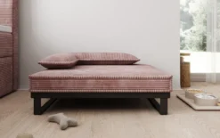 Hundebett Milo – 80×60 cm mit Cordbezug & Metallrahmen