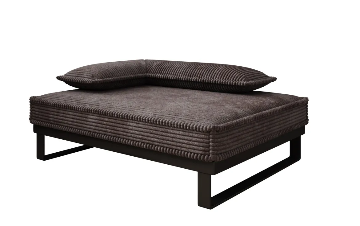 Hundebett Milo – 80×60 cm mit Cordbezug & Metallrahmen
