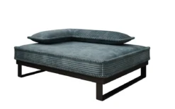 Hundebett Milo – 80×60 cm mit Cordbezug & Metallrahmen