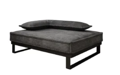 Hundebett Milo – 80×60 cm mit Cordbezug & Metallrahmen