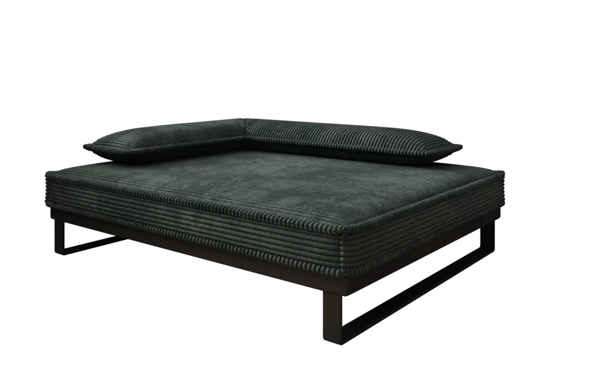 Hundebett Milo – 80×100 cm mit Cordbezug & Metallrahmen