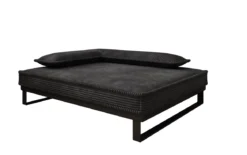 Hundebett Milo – 80×100 cm mit Cordbezug & Metallrahmen