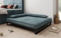 Hundebett Milo – 100x120 cm mit Cordbezug & Metallrahmen