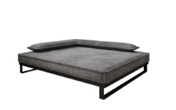 Hundebett Milo – 100x120 cm mit Cordbezug & Metallrahmen