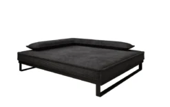 Hundebett Milo – 100x120 cm mit Cordbezug & Metallrahmen