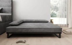 Hundebett Milo – 100x120 cm mit Cordbezug & Metallrahmen