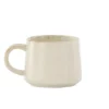 Kaffeetasse Liva - 2er-Set in Beige aus Keramik, in zwei Größen