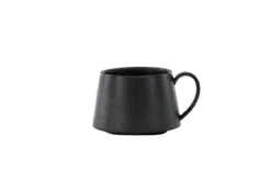 Kaffeetassen Black Swan - 2er-Set aus schwarzem Porzellan