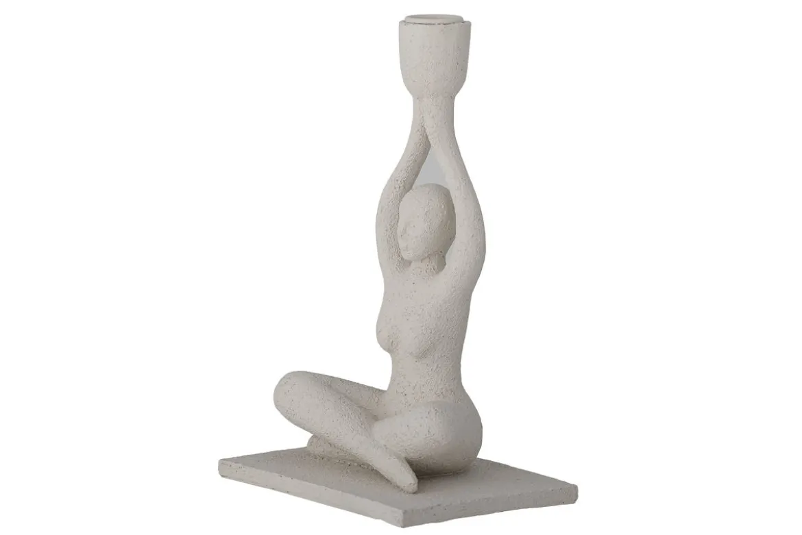 Kerzenhalter Athena – Ø 2,2 cm in Weiß