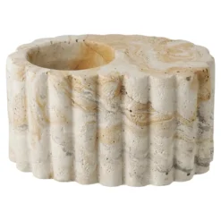 Kerzenhalter „Cemento“ – Zement in Braun/Beige