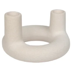 Kerzenhalter „Ceramo Duo“ – Keramik in Beige
