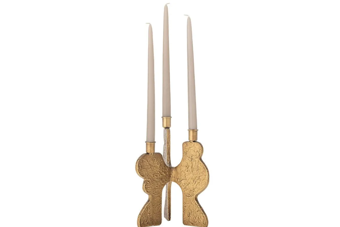 Kerzenhalter Corelia – Metall in Goldoptik