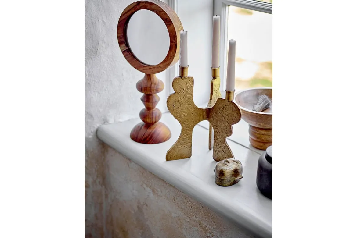 Kerzenhalter Corelia – Metall in Goldoptik