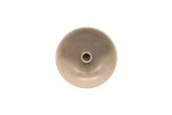 Kerzenhalter Milica - Ø18 cm aus Steinzeug in Beige
