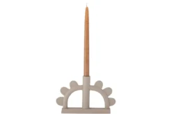 Kerzenhalter Nalia – Aluminium in Naturton
