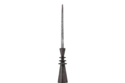 Kerzenhalter „Nerith“ – Schwarzes Mangoholz