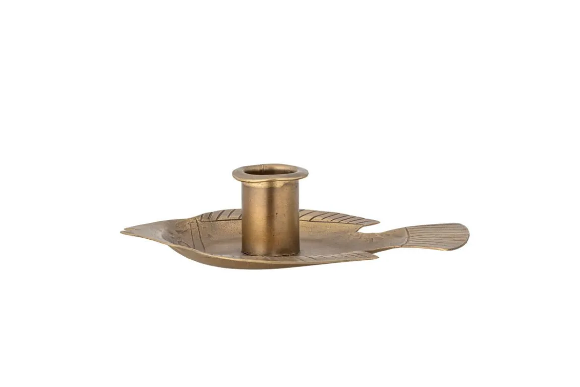 Kerzenhalter „Pisaro“ – Metall in Goldoptik