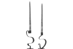 Kerzenhalter-Set Pak – Metall in Schwarz (2er-Set)