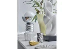 Kerzenhalter Silvertwin – aus Steingut