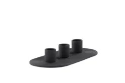Kerzenhalter Tim - Ø3 cm aus Steinzeug für 3 Kerzen