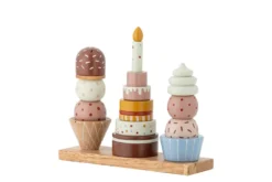 Kinder-Aktivitätsspielzeug Milano – Stapelturm aus FSC®-zertifiziertem Buchenholz
