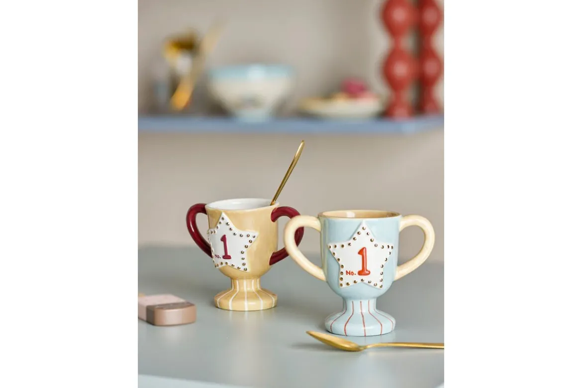 Kinder Becher Xander - 2er Set Kinderbecher in Pokalform mit Sternmotiv