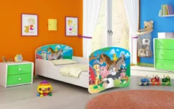 Kinderbett Milena mit verschiedenen Mustern