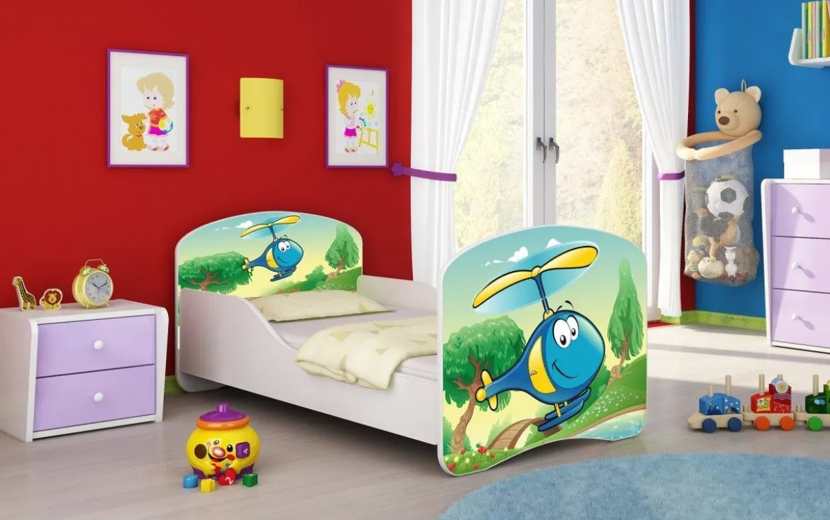 Kinderbett Milena mit verschiedenen Mustern