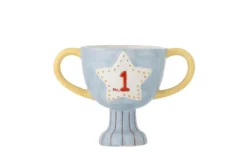 Kinder-Blumentopf Champion Leo – Keramik in Pokalform