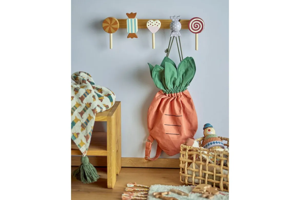 Kinder-Garderobe Haily – aus Kiefernholz mit Bonbon-Design