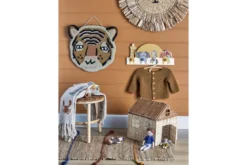 Kinder-Garderobe Marlin - Wandgarderobe mit Tiermotiven & 4 Haken