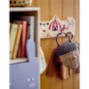 Kinder-Garderobe Naomi - bunte Wandgarderobe mit Zirkusmotiv für Kinderzimmer