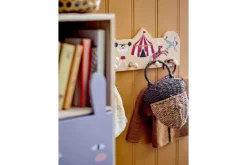 Kinder-Garderobe Naomi - bunte Wandgarderobe mit Zirkusmotiv für Kinderzimmer