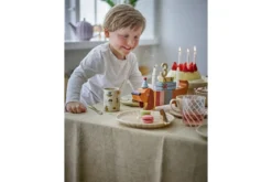 Kinder-Geschirr-Set „Milu“ – Naturfarbenes Steingut (3-teilig)