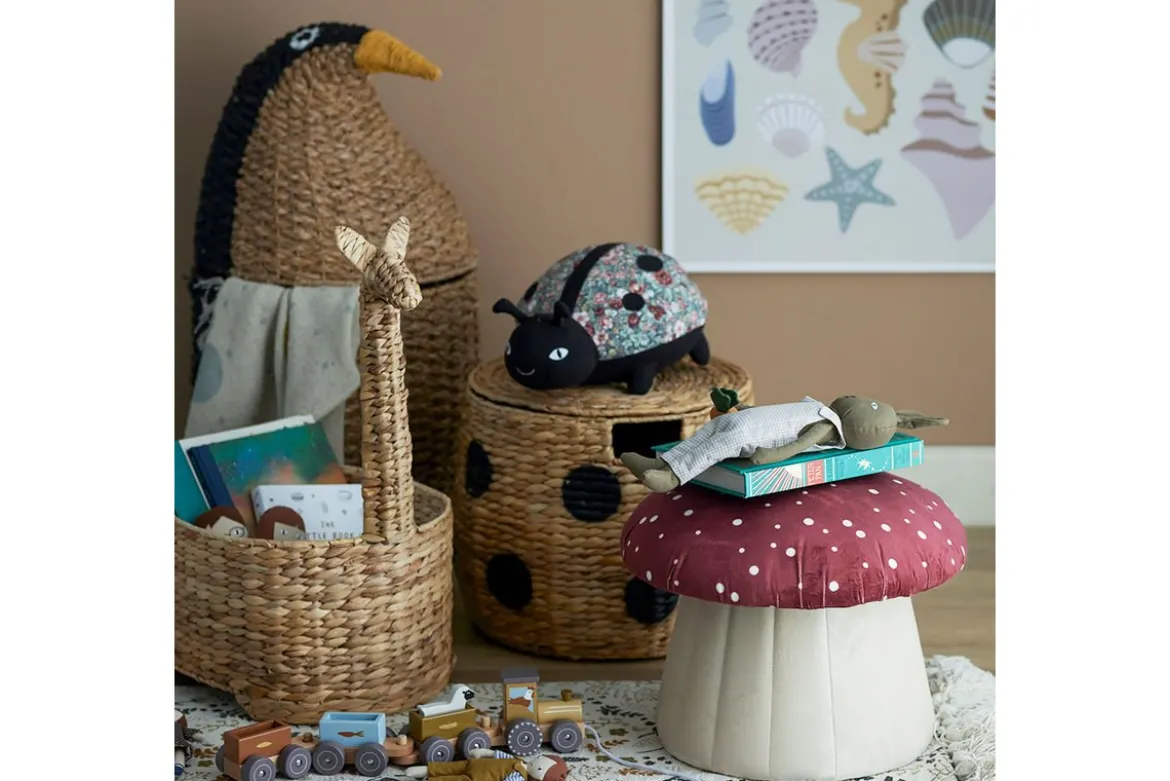 Kinder Hocker Fernando – Pilz Hocker in Rot-Weiß fürs Kinderzimmer