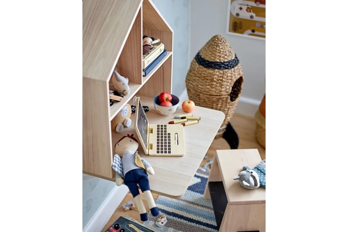 Kinderhocker Nina – Tritthilfe aus Buchenholz für Bad & Küche